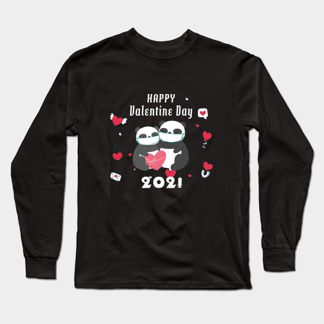 happy valentines day 2021 Long Sleeve T-Shirt by DesStiven